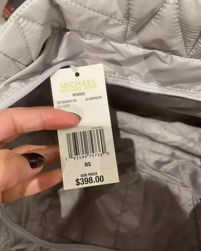 Michael Kors Large Washable Tote Grey