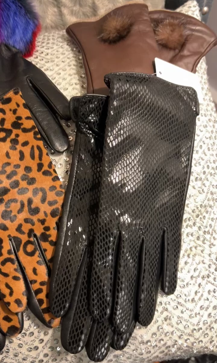 Cocoa Leather Gloves