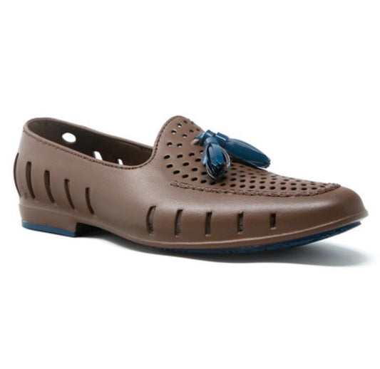 Floafers Executive Tassel Driftwood Brown/Sailor Navy